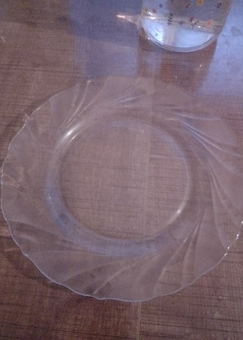 Tatlı Tabağı Cam 8 li - Görsel 2