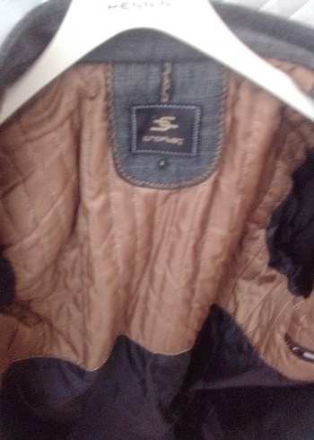 Yakalı  KALIN UZUN Kaban Erkek - Görsel 3