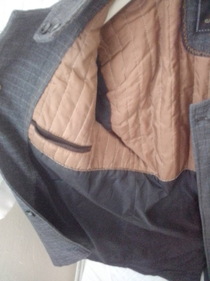 Yakalı  KALIN UZUN Kaban Erkek - Görsel 4