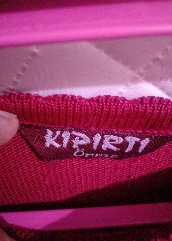 Bordo Fitilli Triko Kazak Kadın - Görsel 2