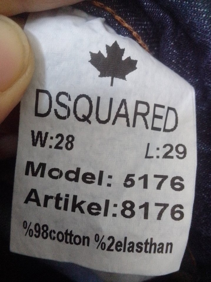 Slim Fit Desenli Taşlamalı Kot Pantolon - Görsel 2