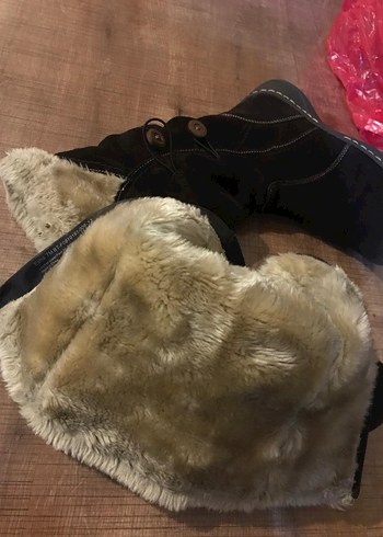 Kürklü Dolgu Topuk UZUN BOT Kadın - Görsel 2