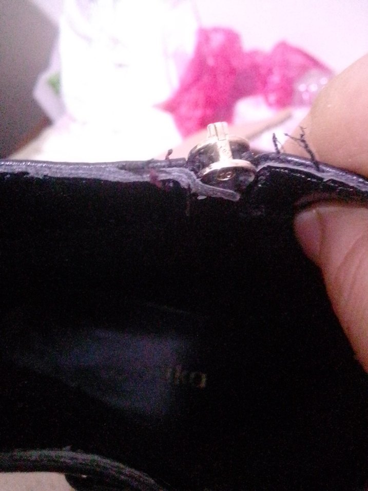 Siyah Tokalı Kadın Deri Biker Bot - Görsel 5