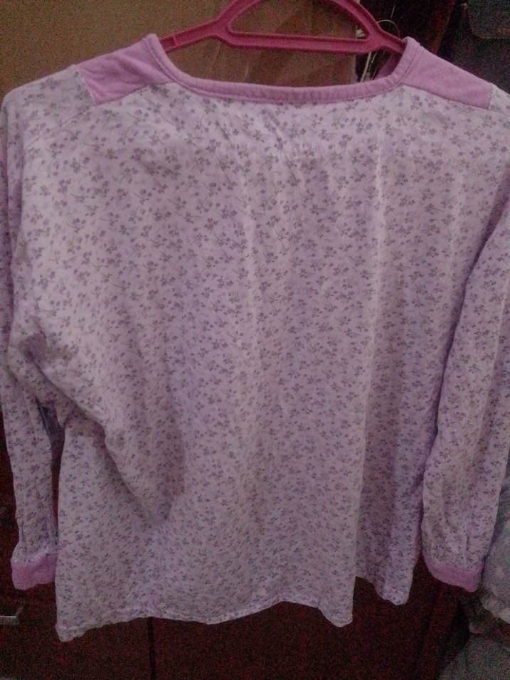 Çicekli Cepli pijama üstü Kadın - Görsel 2