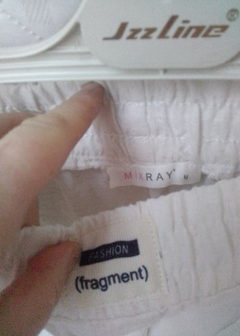 Keten Bel Ve paça lastikli Bol Pantolon Kadın - Görsel 2