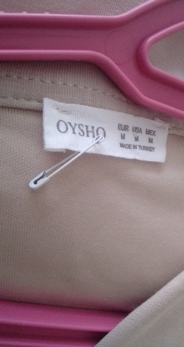 Bej Polo Yaka Penye Kadın - Görsel 3