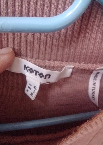 Boğazlı Çizgili Yarım Kollu Triko Kazak Kadın - Görsel 2