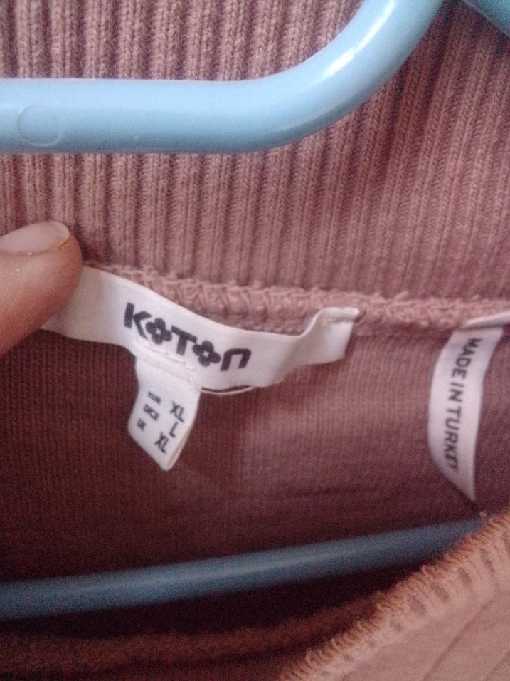 Boğazlı Çizgili Yarım Kollu Triko Kazak Kadın - Görsel 2