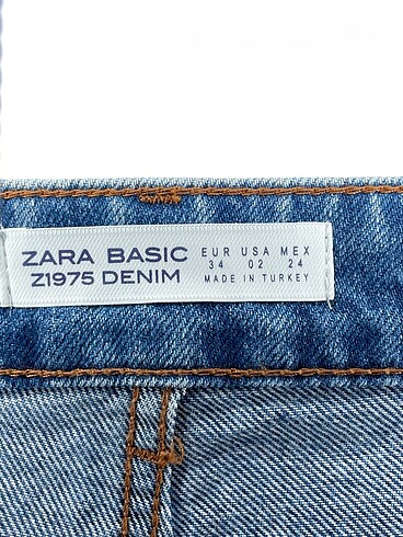 34 Beden mavi Renk Zara Jean / Kot %70 İndirimli.