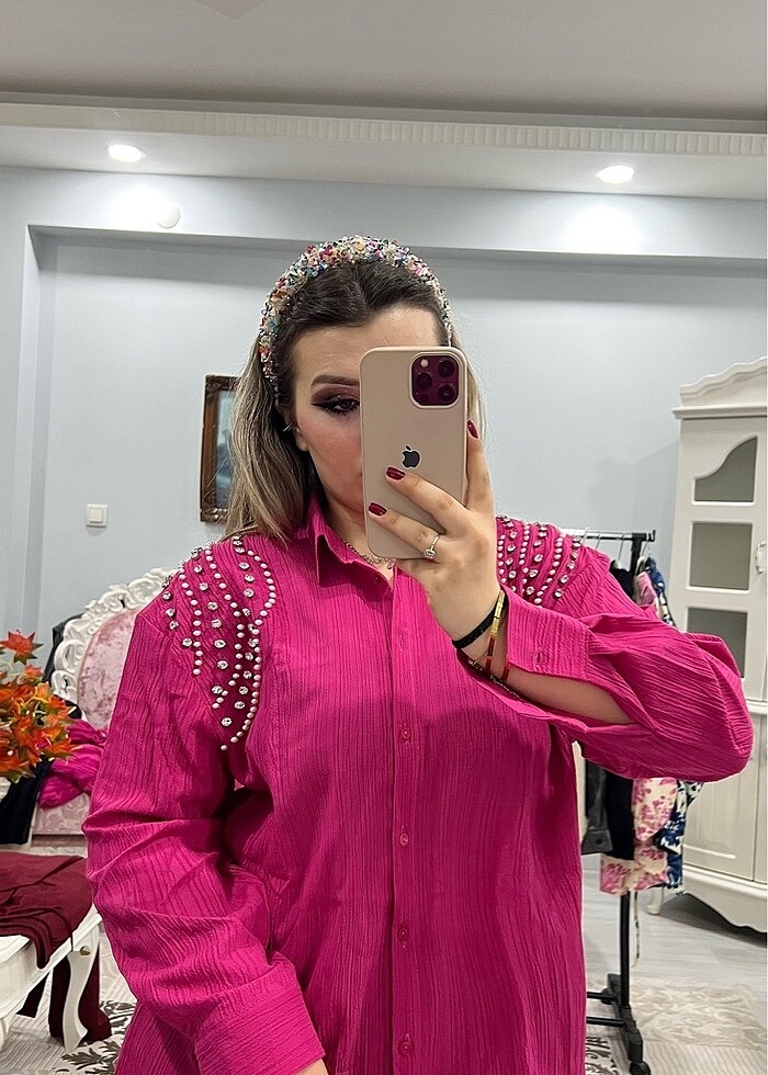 Pembe Gömlek - Görsel 2