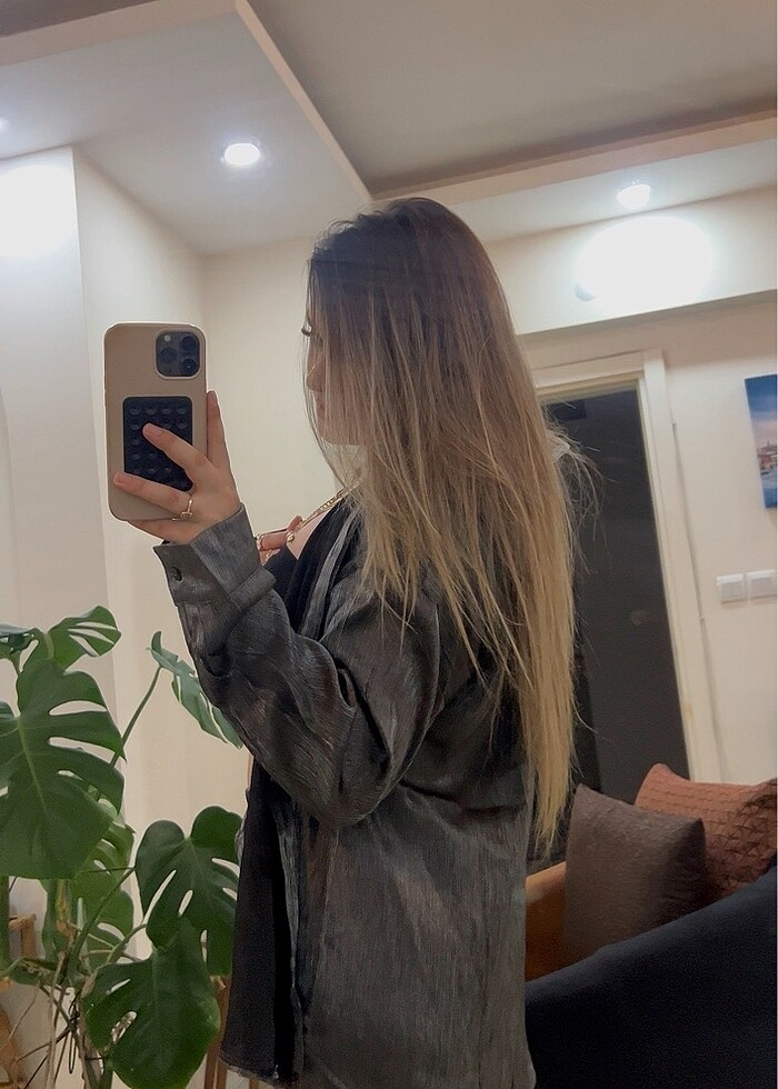 Gri parlak takım - Görsel 4