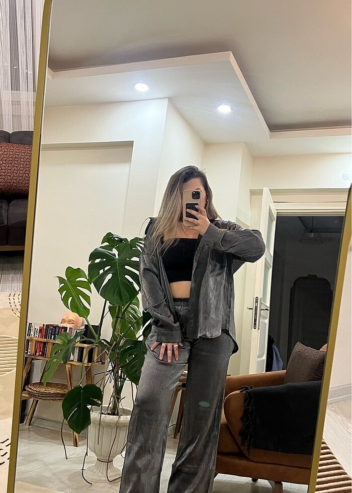 Gri parlak takım - Görsel 2