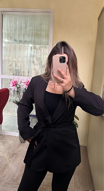 Bağlamalı ceket - Görsel 2