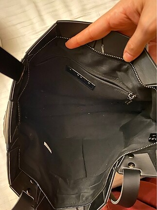 Beden siyah Renk Siyah geometrik çanta