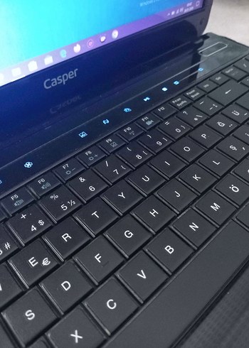 Mavi Casper Laptop ve Fare - Görsel 5