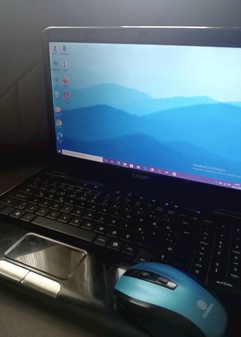 Mavi Casper Laptop ve Fare - Görsel 6