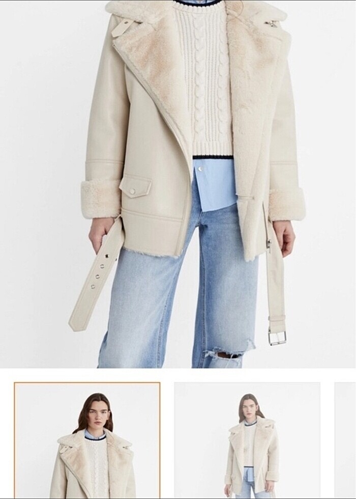 Stradivarius biker mont - Görsel 2