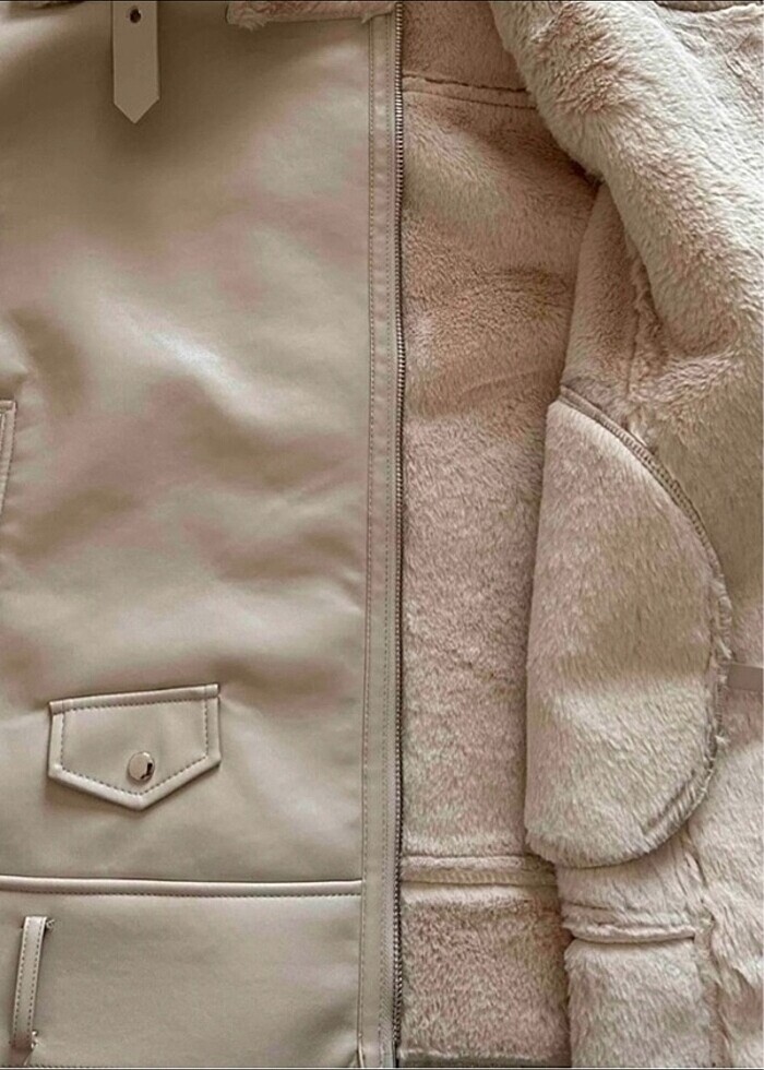 Stradivarius biker mont - Görsel 5