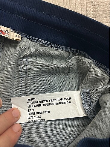 Faherty beli lastikli pantolon - Görsel 4