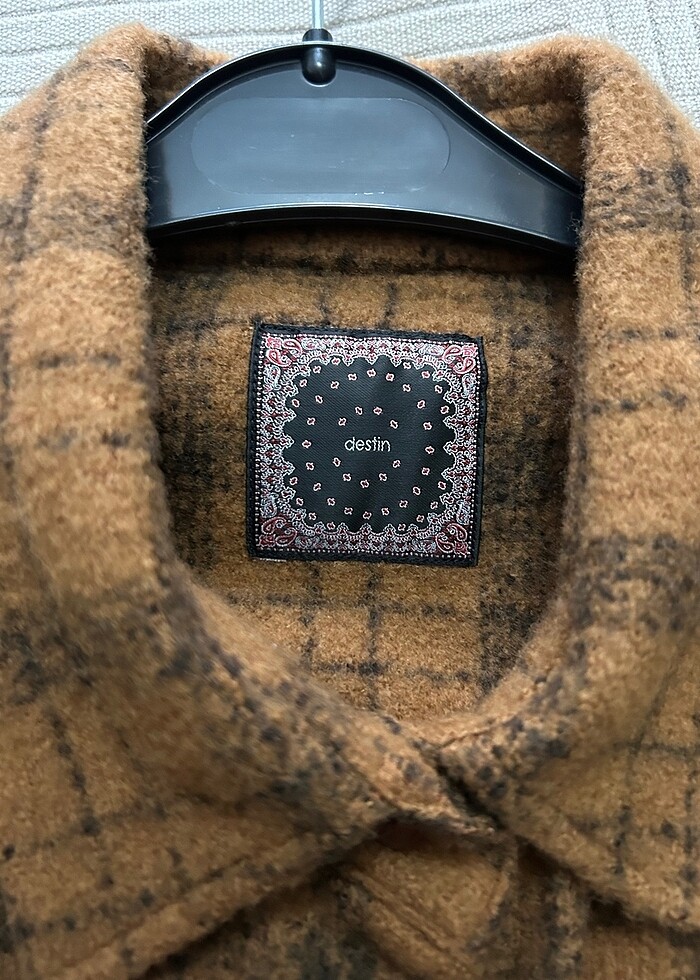 Destin yünlü erkek gömleği - Görsel 3