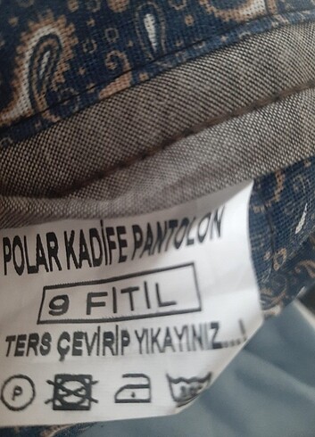 46 Beden Kadife pantolon