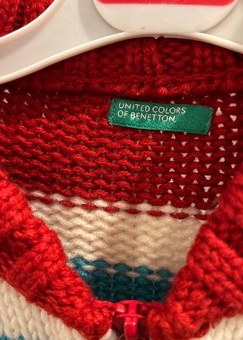 Çok Renkli Erkek Çocuk Örgü Kazak - Görsel 2