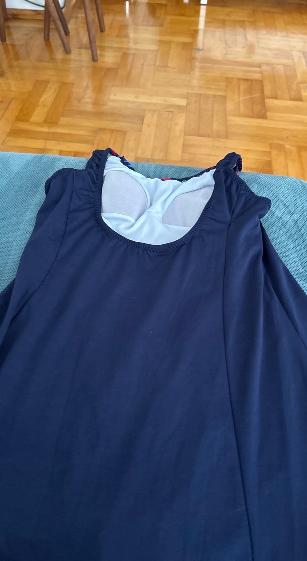 Uzun Kollu Mor Desenli Kadın Mayo - Görsel 2