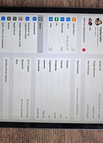 IPad 11 pro M2 256 Gb