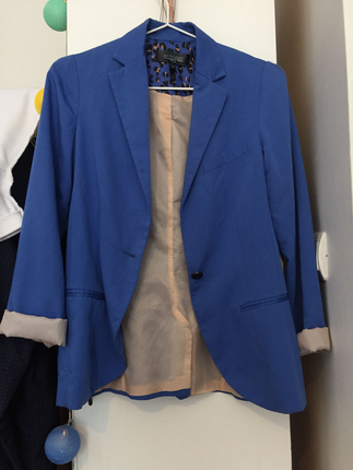 Mavi Blazer Ceket