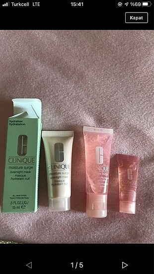 üçlü clinique set yepyeni