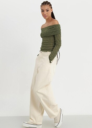 Urban Outfitters TRANSPARAN DANTEL BLUZ