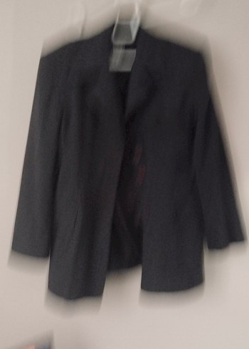 Gri Keten Kadın Blazer Ceket - Görsel 3