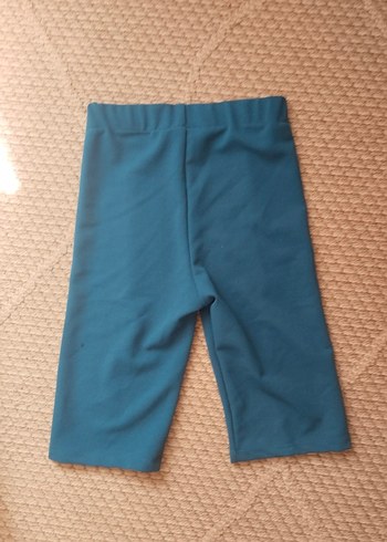 Dar Kesim Koyu Mavi Mini Hamile Şortu - Görsel 5