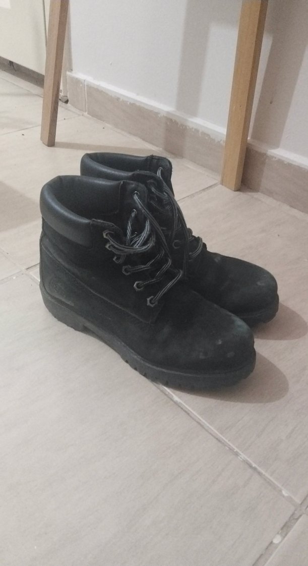 Siyah Zincir Tokalı Kadın Bot - Görsel 4