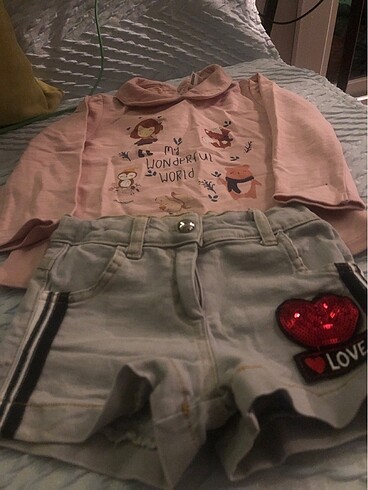 LC Waikiki Kız çocuk şort swet modelleri