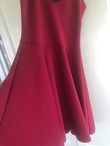 Abiye midi elbise #bordo - Görsel 6