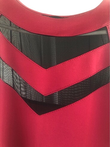 Abiye midi elbise #bordo - Görsel 8