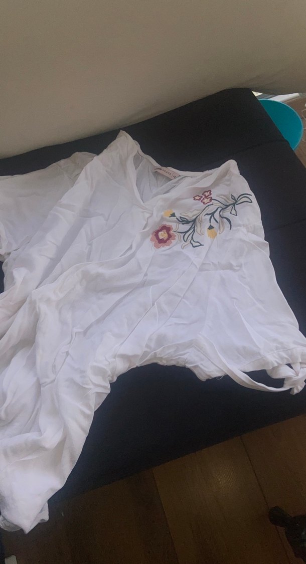 Bohem Desenli Midi önden yırtmaçlı keten  Etek - Görsel 4