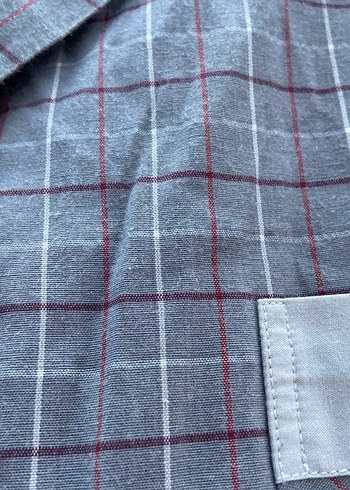 Gri Pamuklu uzun kollu keten gecelik erkek - Görsel 7