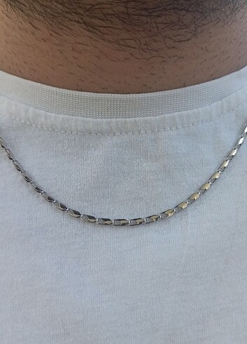 Kanca Model Unisex Çelik Kolye 
