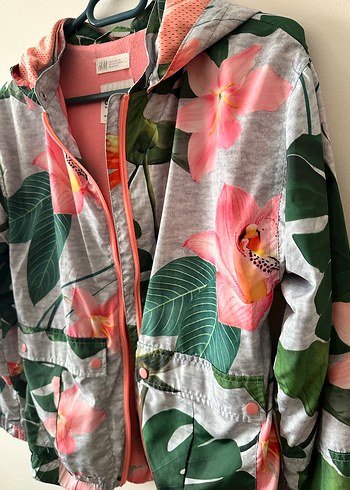 H&M Kapüşonlu Rüzgarlık-Yağmurluk - Görsel 7