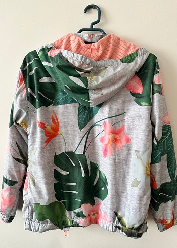 H&M Kapüşonlu Rüzgarlık-Yağmurluk - Görsel 5