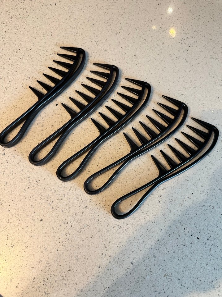 Geniş Aralıklı Bukle Şekil Verme Tarağı - Görsel 2