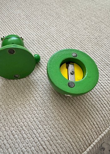 Ahşap Kurbağa Figürlü Kalemtraş - Görsel 3