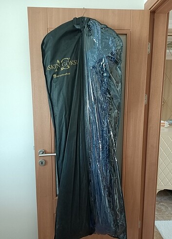 44 Beden Pul payet işlemeli abiye elbise 