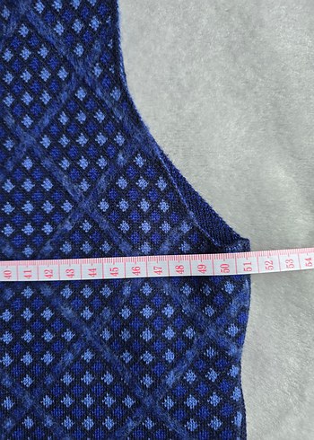 Vakko Erkek Lacivert Düğmeli Yelek - Görsel 4