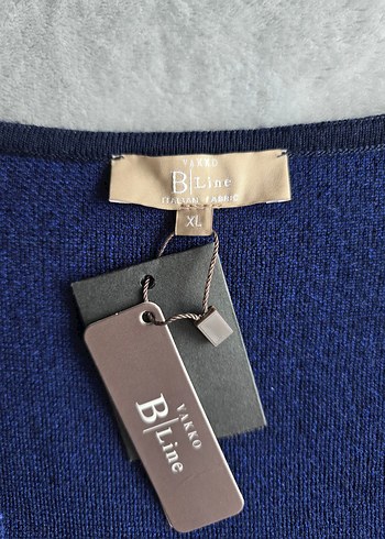 Vakko Erkek Lacivert Düğmeli Yelek - Görsel 2