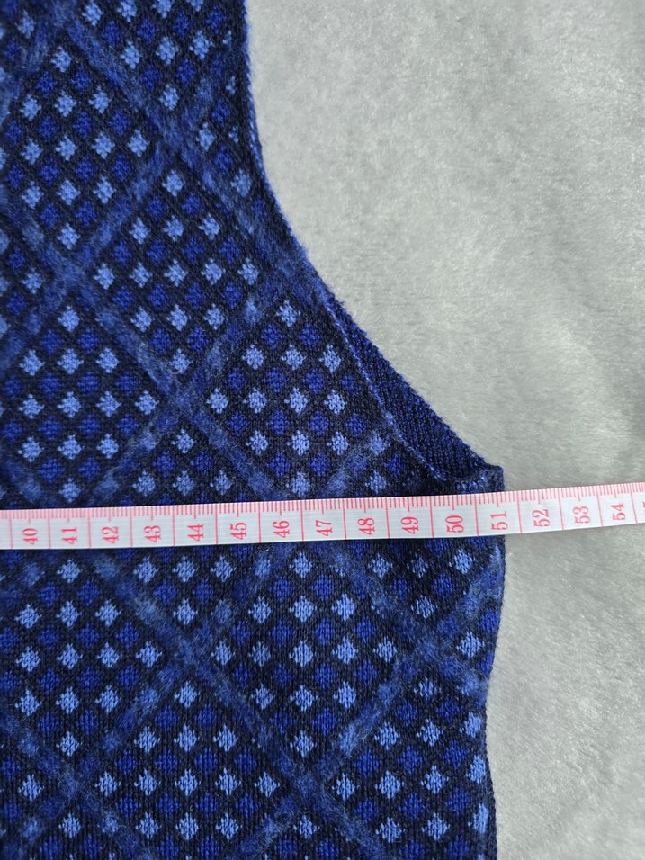 Vakko Erkek Lacivert Düğmeli Yelek - Görsel 4