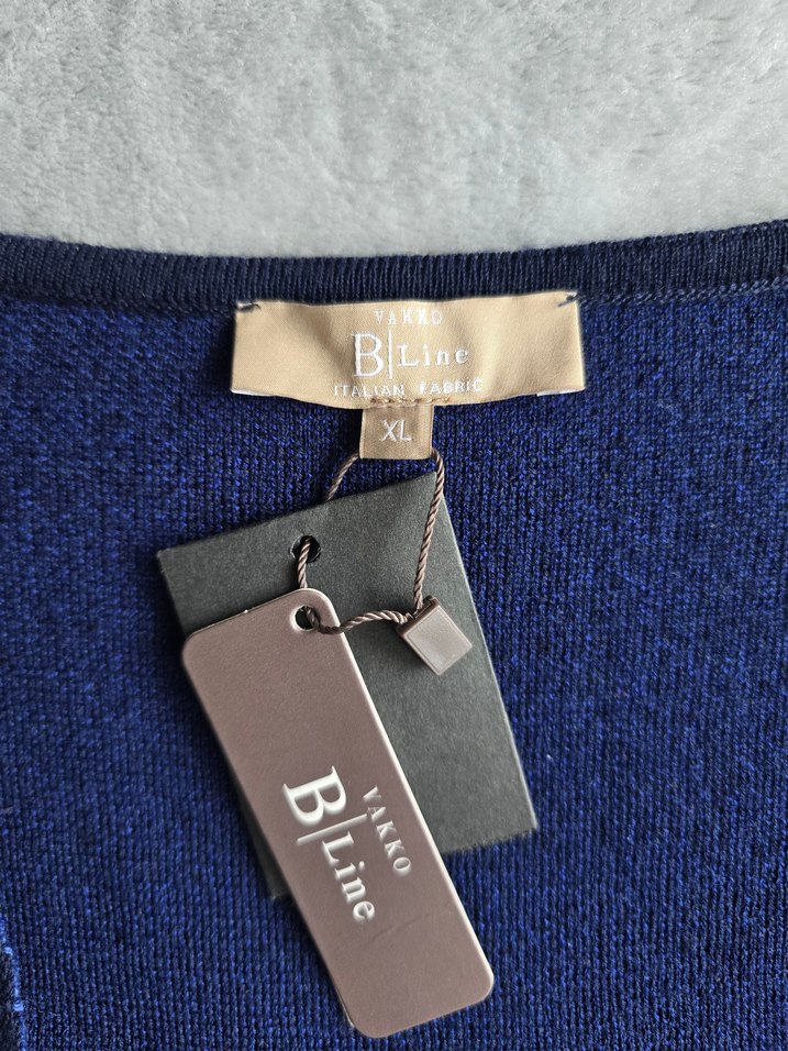 Vakko Erkek Lacivert Düğmeli Yelek - Görsel 2