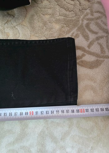 Siyah Fermuarlı Erkek Denim Pantolon - Görsel 6